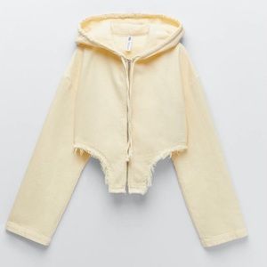 Zara Asymmetric Hem Sweatshirt